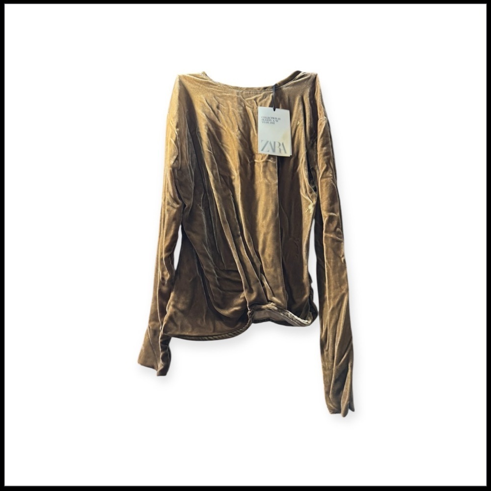 Zara Velvet Top Limited Edition - Picture 5 of 5